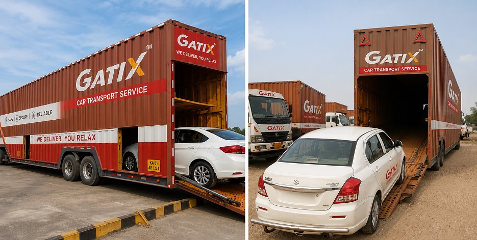 Car Transport Services in Gurgaon — Gatix Enclosed Carrier