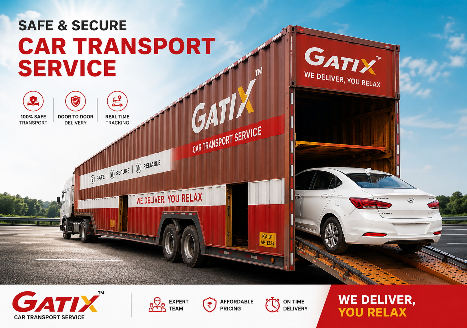 Enclosed Car Transport Carrier